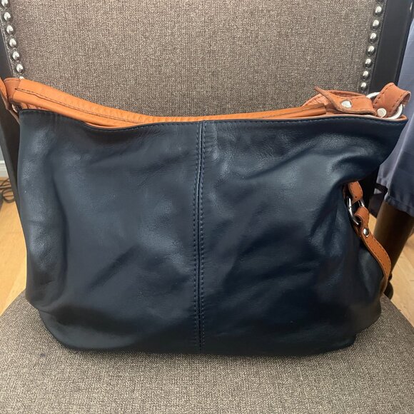 Anna Morellini Italian Leather Shoulder Bag - Picture 3 of 11